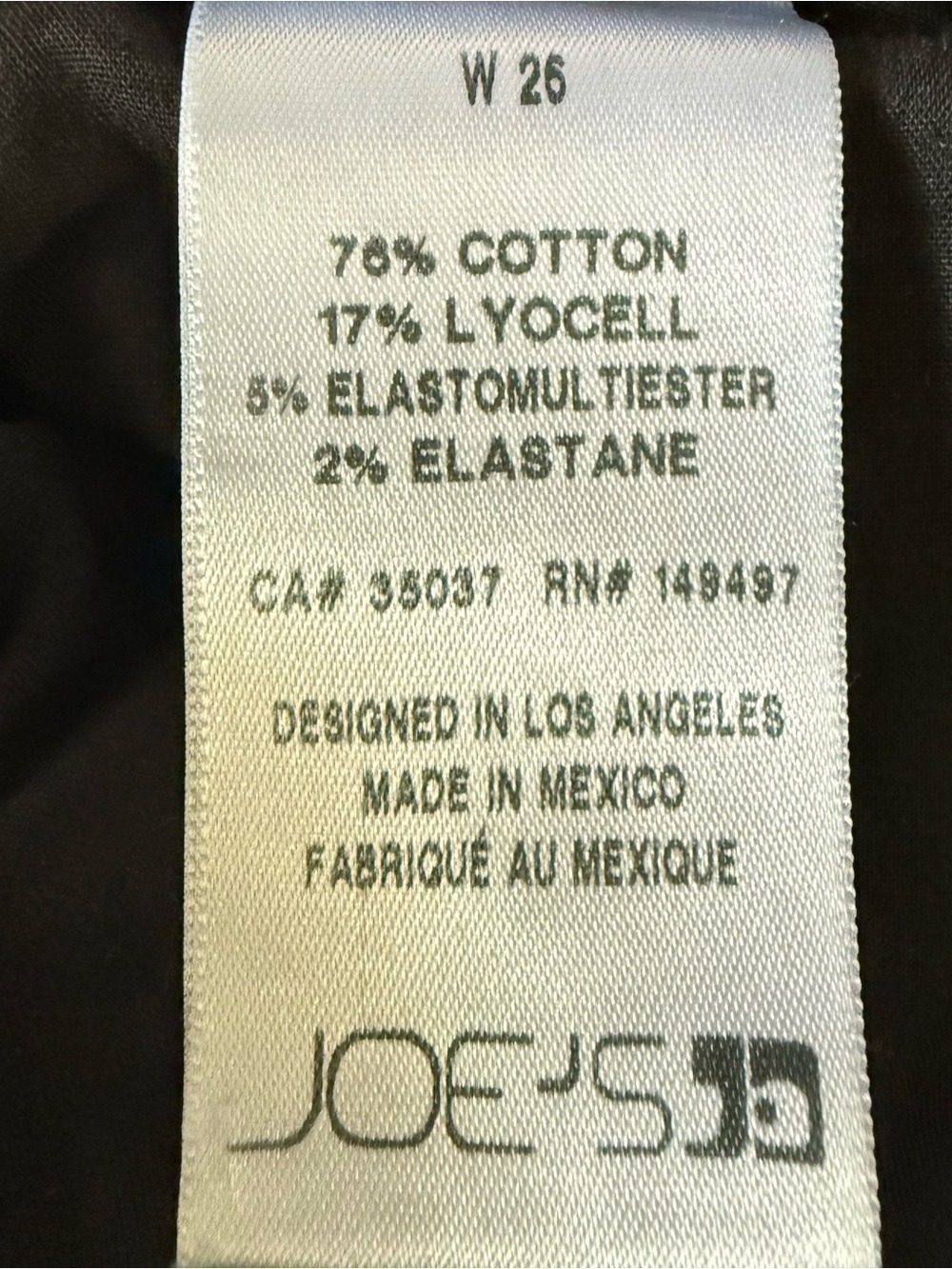 JOE’S JEANS mid rise ankle skinny jeans size 26 dark wash - Picture 6 of 13